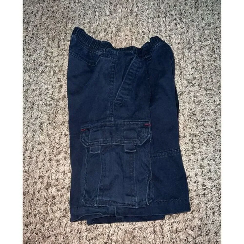 The children's place boys navy blue cargo shorts size‎ 6